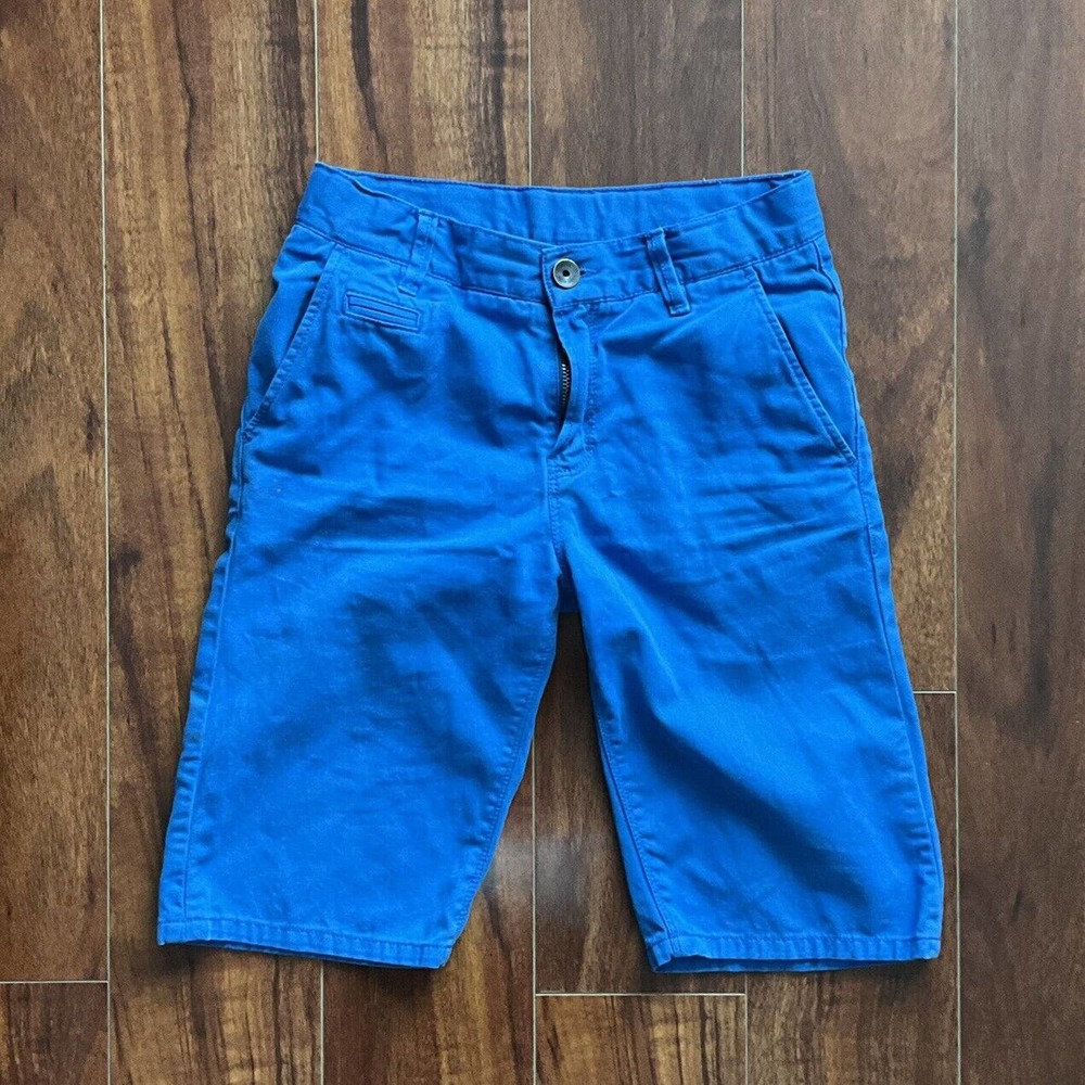 HUGO BOSS Boys Slim Fit Shorts Size 10 Blue Kids